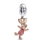 Imagen de Disney Winnie Pooh, charm colgante Piglet Recubrimiento en Oro Rosa de 14k | Plata Esterlina con 50% de descuento oferta online | SuperCupon