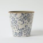 Imagen de Maceta Decorativa Flores Azules 17cm con 63% de descuento oferta online | SuperCupon