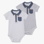 Imagen de Body Bebé Niño Pack X2 Algodón con 51% de descuento oferta online | SuperCupon