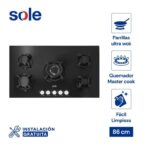 Imagen de Encimera Vidrio Templado 86 Cm 5 Hornillas con 31% de descuento oferta online | SuperCupon