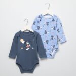 Imagen de Body Bebé Niño Pack X2 Algodón Mickey Mouse con 51% de descuento oferta online | SuperCupon