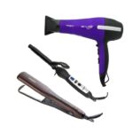 Imagen de Secadora Sg 3130 M + Ondulador Sg2502 + Alisador Sg-4751 Titanio con 51% de descuento oferta online | SuperCupon