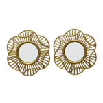 Imagen de Pack 2 Espejos Krea Decorativos D3 25x25x1.5cm con 50% de descuento oferta online | SuperCupon