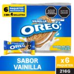 Imagen de Sixpack Galletas con Crema Oreo Sabor Vainilla 36g con 19% de descuento oferta online | SuperCupon