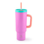 Imagen de Botella Hydrum Asa Bombilla Fucsia Naranja 1180ml Acero con 50% de descuento oferta online | SuperCupon