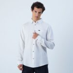 Imagen de Camisa Hombre Solid Puntos Manga Larga Aereal con 61% de descuento oferta online | SuperCupon