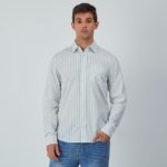 Imagen de Camisa Hombre Lineas Manga Larga Amc con 61% de descuento oferta online | SuperCupon