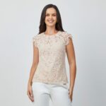 Imagen de Blusa Mujer Lace Manga Corta Malabar con 56% de descuento oferta online | SuperCupon