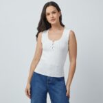 Imagen de Polo Mujer Hilo Antonia Sin Mangas Malabar con 53% de descuento oferta online | SuperCupon