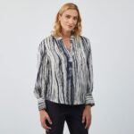 Imagen de Blusa Mujer Silk V Manga Larga Zafin con 53% de descuento oferta online | SuperCupon