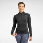 Imagen de Polera Deportiva Reebok Para Mujer Running 1/4 Zip 100075413 Negro con 55% de descuento oferta online | SuperCupon