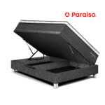 Imagen de Cama Boxet Paraiso Pocket Star 1.5 Plazas Charcoal con 51% de descuento oferta online | SuperCupon