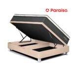 Imagen de Cama Boxet Paraiso Pocket Star 1.5 Plazas Champagne con 51% de descuento oferta online | SuperCupon
