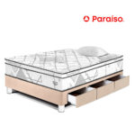 Imagen de Cama Pocket Advance 1.5 Plazas con Cajones Champagne con 56% de descuento oferta online | SuperCupon
