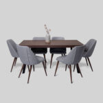 Imagen de Juego De Comedor Tana 6 Sillas Gris Claro con 51% de descuento oferta online | SuperCupon