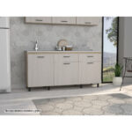 Imagen de Mueble Inferior De Cocina - Rovere / Niebla con 70% de descuento oferta online | SuperCupon