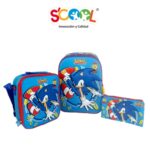 Imagen de Set Escolar Mochila + Lonchera + Cartuchera Ranger Eva 3D A4 Sonic con 55% de descuento oferta online | SuperCupon