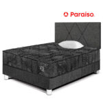 Imagen de Dormitorio Pocket Max Black 1.5 Plazas Charcoal con 55% de descuento oferta online | SuperCupon