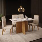 Imagen de Juego de Comedor Diana 4 Sillas con 51% de descuento oferta online | SuperCupon