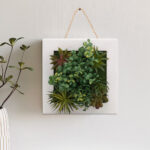 Imagen de Cuadro con Plantas Artificiales Otoño Orange con 50% de descuento oferta online | SuperCupon