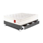 Imagen de Cama Royal Prince Cajones 1.5 plazas Gris Paraiso con 50% de descuento oferta online | SuperCupon