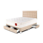 Imagen de Dormitorio Royal Prince Con Cajones King Champagne Paraiso con 50% de descuento oferta online | SuperCupon