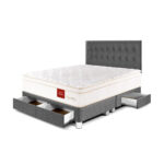 Imagen de Dormitorio Royal Prince Con Cajones King Gris Paraiso con 50% de descuento oferta online | SuperCupon