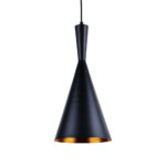 Imagen de Lámpara Colgante Tom Cono Negro / Dorado 1 Luz Orange con 51% de descuento oferta online | SuperCupon