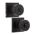 Imagen de Chapa Pomo de Baño Bilbao Bronce/Acero Negro Kwikset con 50% de descuento oferta online | SuperCupon