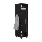 Imagen de Ropero Custer 1 Puerta con Espejo Melamina Wengue Tuhome con 55% de descuento oferta online | SuperCupon