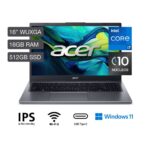 Imagen de Laptop Acer I7-1255U 16GB RAM 512GB SSD 16" Gris con 30% de descuento oferta online | SuperCupon