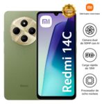 Imagen de Celular Redmi 14C 6.88" 4GB RAM 256GB ROM Sage Green con 34% de descuento oferta online | SuperCupon