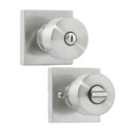 Imagen de Chapa Pomo de Baño Bilbao Bronce/Acero Plata Kwikset con 59% de descuento oferta online | SuperCupon