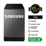 Imagen de Lavadora Samsung WA15CG5441BDPE EcoBubble Carga Superior Gris 15kg con 30% de descuento oferta online | SuperCupon
