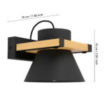 Imagen de Lámpara De Pared Eglo Maccles 1X15W con 54% de descuento oferta online | SuperCupon