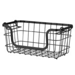 Imagen de Canasto de Metal Apilable Negro con 51% de descuento oferta online | SuperCupon