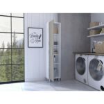 Imagen de Ropero Blanco 1 Puerta Laska con 56% de descuento oferta online | SuperCupon