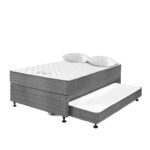 Imagen de Cama Diván 2 Plazas + 2 Almohadas + Protector con 56% de descuento oferta online | SuperCupon
