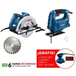 Imagen de Sierra Circular GKS 130 + 1 Disco de Corte 24 Dientes + Sierra Caladora GST 680-500W + 1 Hoja de Corte + Lijadora Orbital GSS 140-220W + 1 Lija con 81% de descuento oferta online | SuperCupon