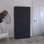 Imagen de Ropero Wengué 3 Puertas 1 Cajón Z-90 con 53% de descuento oferta online | SuperCupon