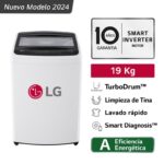 Imagen de Lavadora de Ropa 19kg Carga Superior con TurboDrum WT19WVTB Blanco con 54% de descuento oferta online | SuperCupon