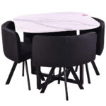 Imagen de Juego de Comedor VIVA HOME Cuadrado 4 Sillas con 50% de descuento oferta online | SuperCupon