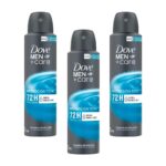 Imagen de Pack Desodorante para hombre en Aerosol DOVE Men Protección Total Frasco 150ml x 3un con 37% de descuento oferta online | SuperCupon
