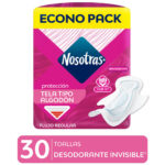 Imagen de Toallas Higiénicas NOSOTRAS Invisible Desodorante Paquete 30un con 23% de descuento oferta online | SuperCupon
