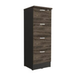 Imagen de Archivador Alto 4 cajones Home Office Negro con 50% de descuento oferta online | SuperCupon