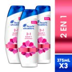 Imagen de Pack Shampoo HEAD & SHOULDERS 2 en 1 Suave y Manejable Frasco 375ml x 3un con 31% de descuento oferta online | SuperCupon