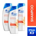 Imagen de Pack Shampoo Head & Shoulders AntiComezón 375ml x 3un con 31% de descuento oferta online | SuperCupon