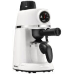 Imagen de Cafetera THOMAS Expresso 4 Tazas TH-129E Blanco con Plateado con 86% de descuento oferta online | SuperCupon