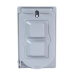 Imagen de Placa doble hermética baquelita c/tapa vertical Leviton con 98% de descuento oferta online | SuperCupon
