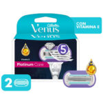 Imagen de Repuestos para Afeitar Gillette Venus Platinum Care Paquete 2un con 21% de descuento oferta online | SuperCupon